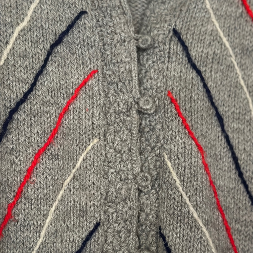 HAND-MADE KNIT CARDIGAN - Picture 4 of 6